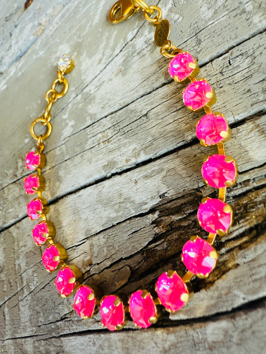 Evie Crystal Tennis Bracelet - Shabby To Chic Jewelry