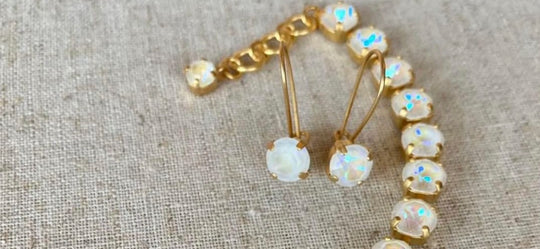 Maggie Crystal Dangle Earrings