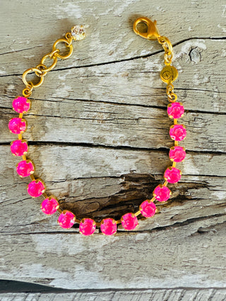 Evie Crystal Tennis Bracelet - Shabby To Chic Jewelry