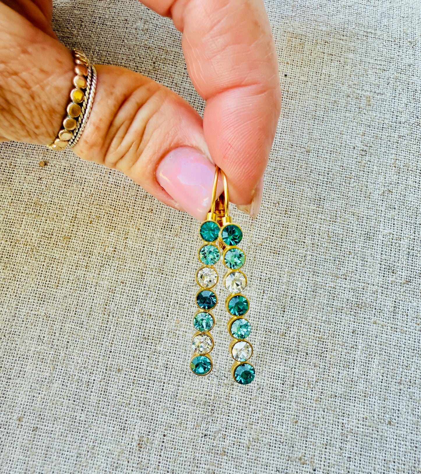 Lilly Petite Crystal Dangle Earrings