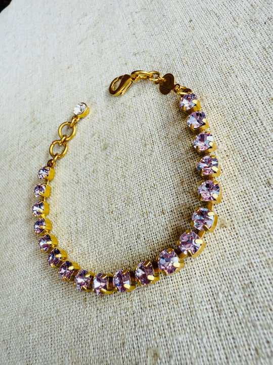 Summer Crystal Tennis Bracelet