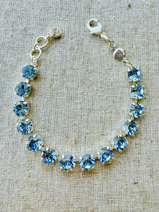 Libby Sapphire Crystal Tennis Bracelet