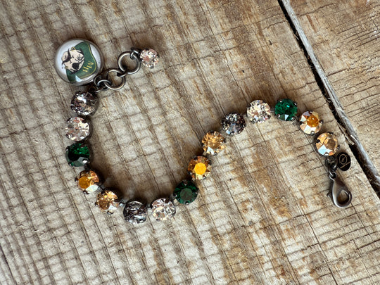 Myrtle Beach Seahawks Crystal Tennis Bracelet