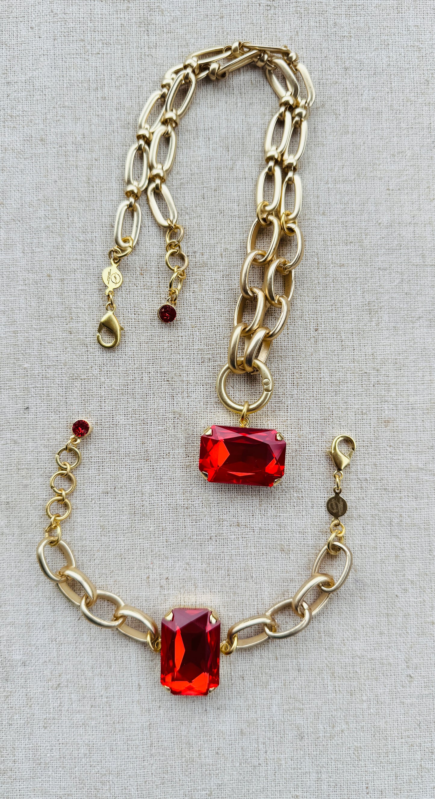Scarlett Necklace and Bracelet - Shabby To Chic Jewelry