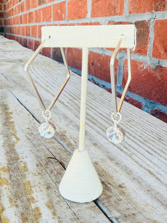 Brooke Geometric Rhombus Earrings - Shabby To Chic Jewelry