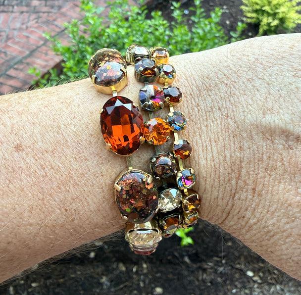 Ember • Crystal Tennis Bracelet Set