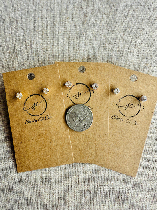 Dolly Crystal Stud Earring