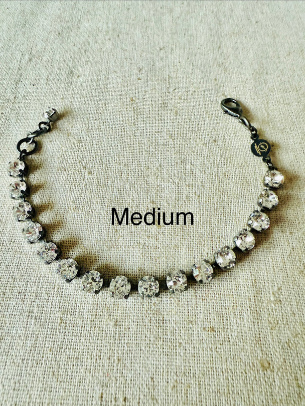 Raven • Crystal Tennis Bracelet