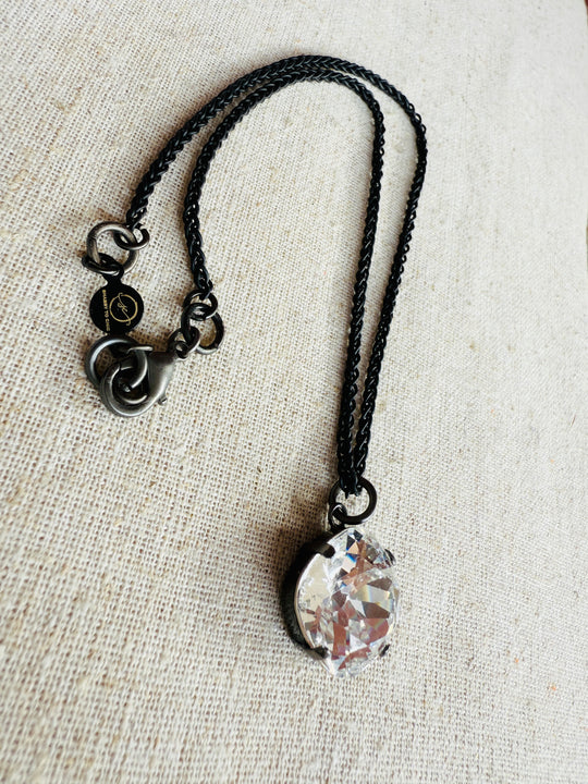 Joanna Crystal Pendant Necklace