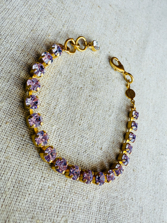 Summer Crystal Tennis Bracelet