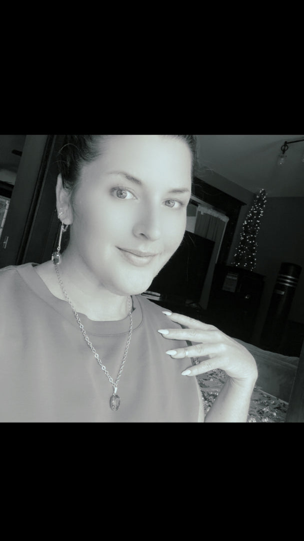 Orchid Shadow • Bracelet Necklace and Earrings Set