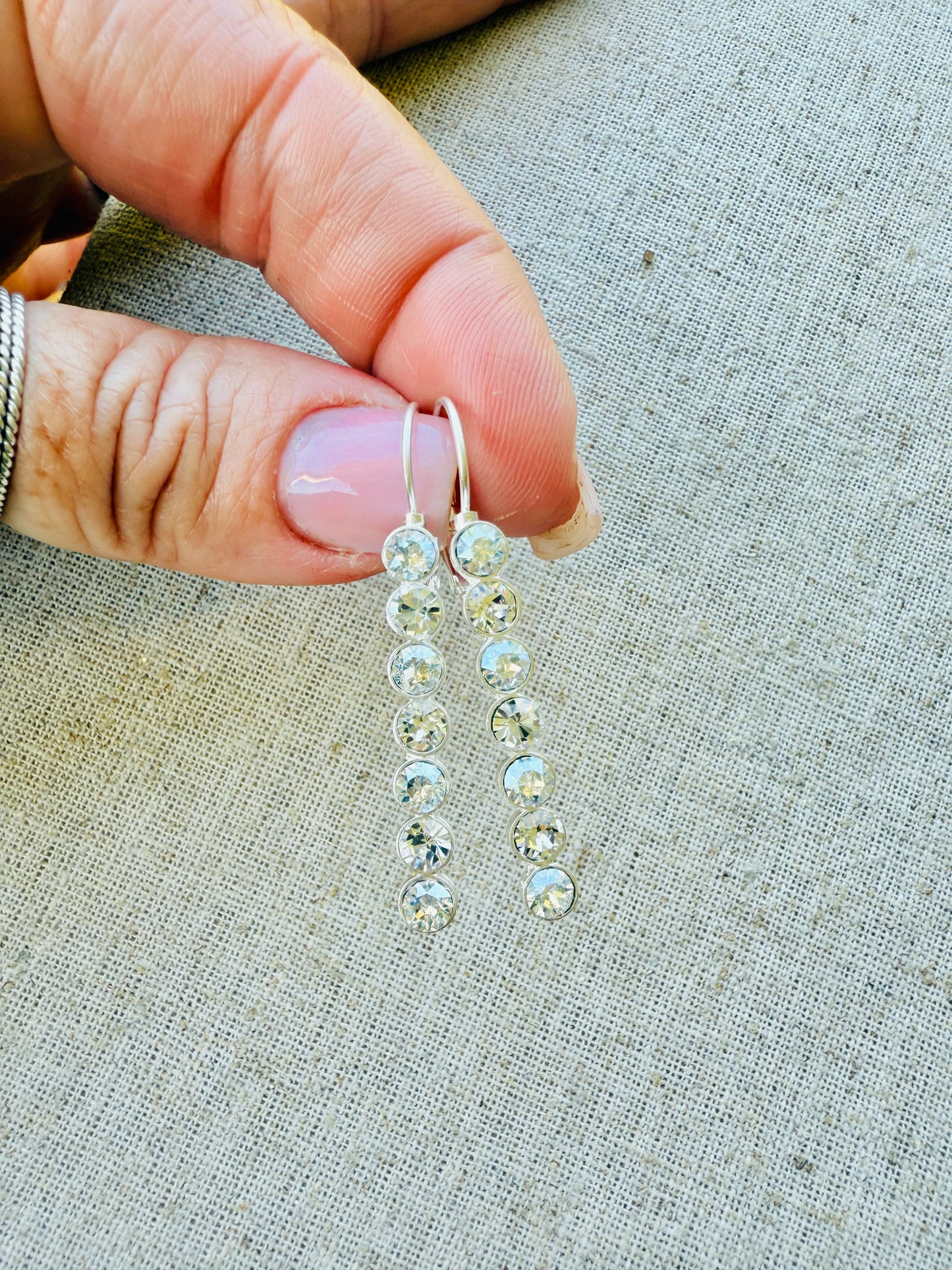 Lilly Petite Crystal Dangle Earrings