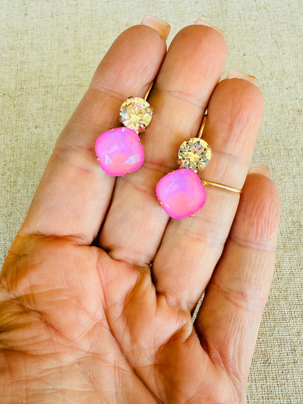 Veronica Dangle Crystal Earrings