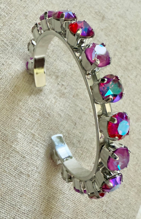 Kimber Cuff Crystal Bracelet - Shabby To Chic Jewelry