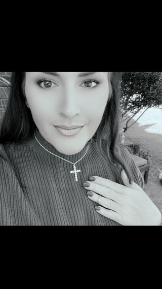 Susie Crystal Cross Pendant Necklace - Shabby To Chic Jewelry