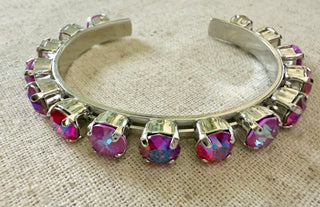 Kimber Cuff Crystal Bracelet - Shabby To Chic Jewelry