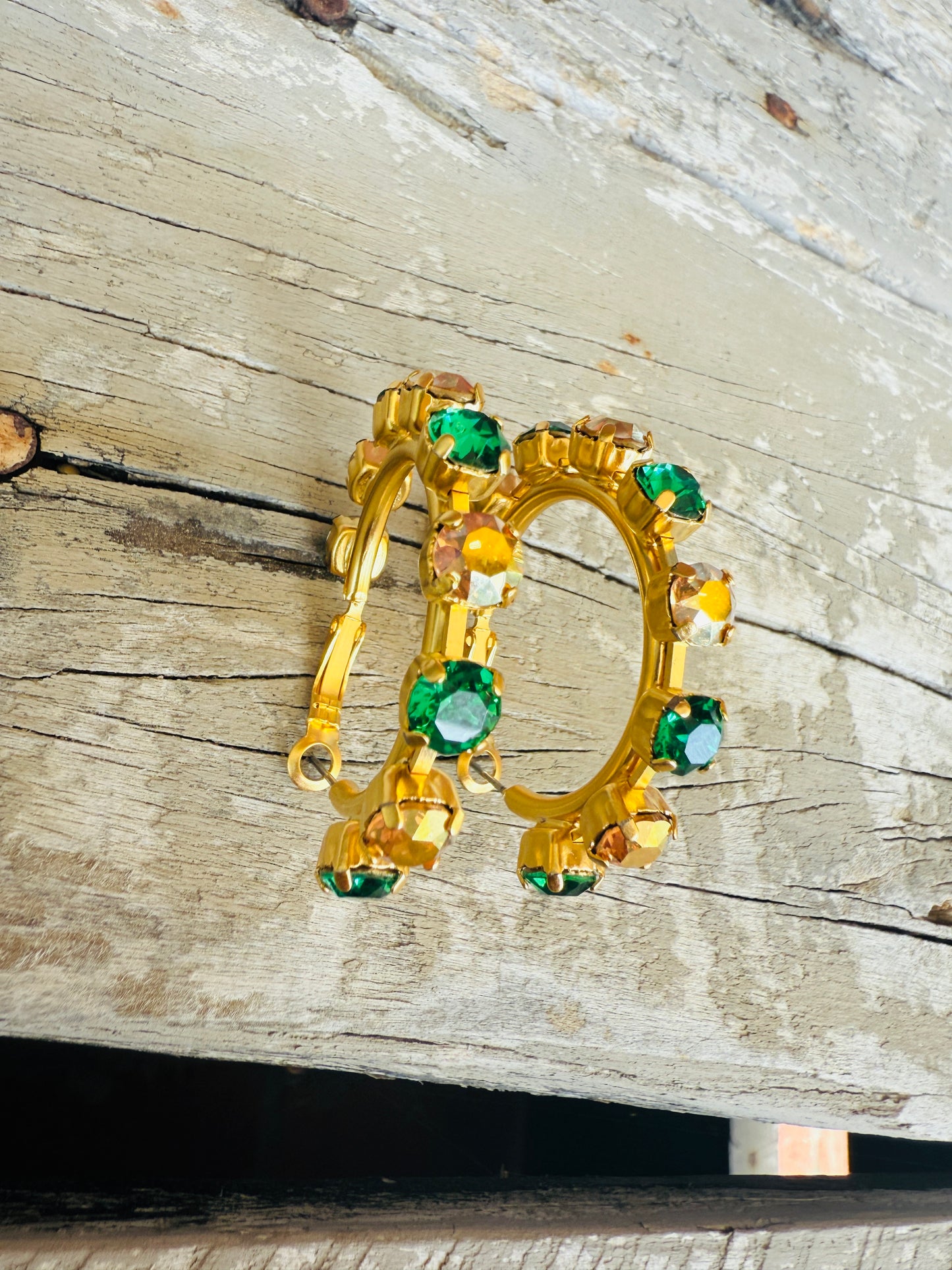 Conway Tiger Hoop Earrings - Sheila