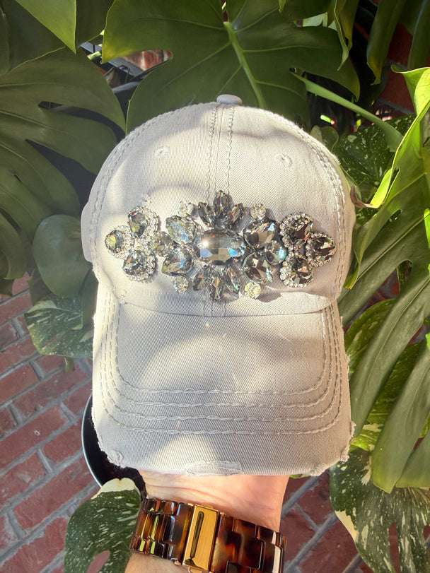 Zara Women's Crystal Embellished Hat