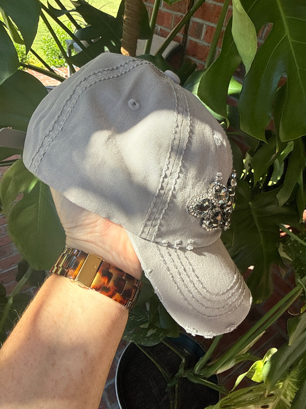Zara Women's Crystal Embellished Hat