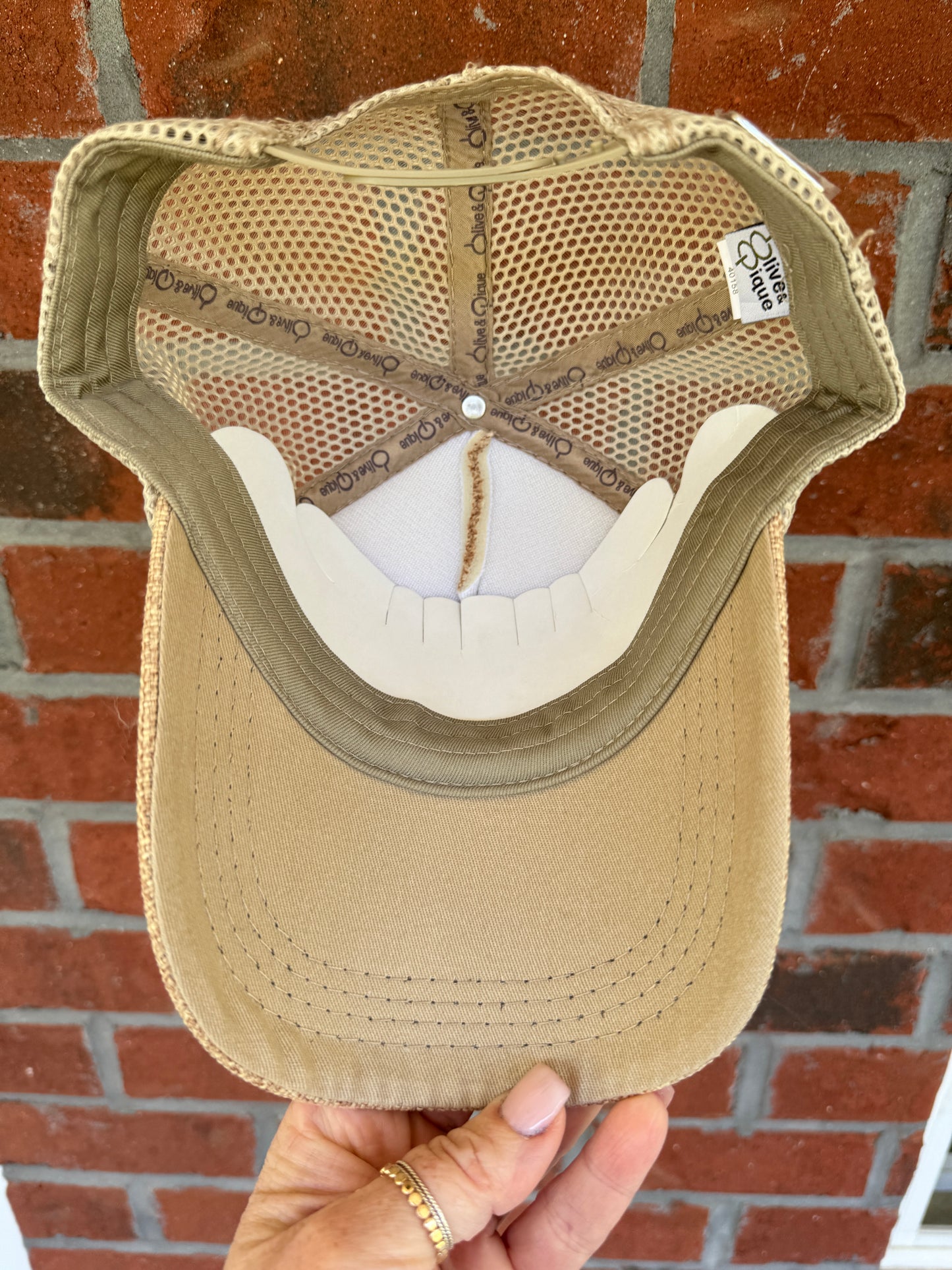 Iris Crystal Embellished Fashion Baseball Hat