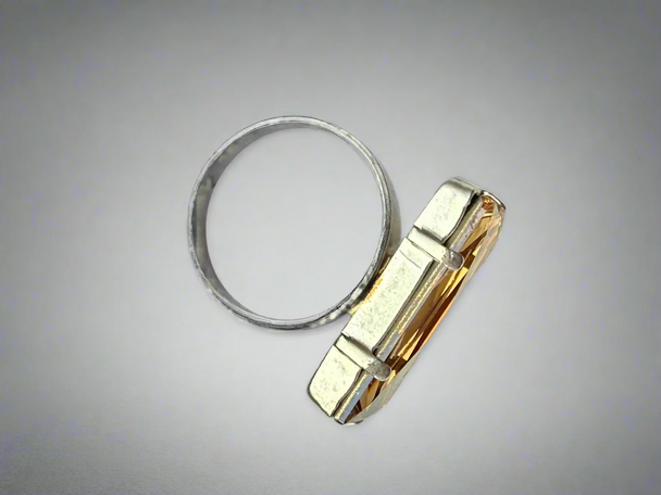 Hannah Bar Crystal Cocktail Ring