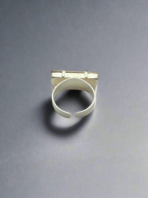 Hannah Bar Crystal Cocktail Ring