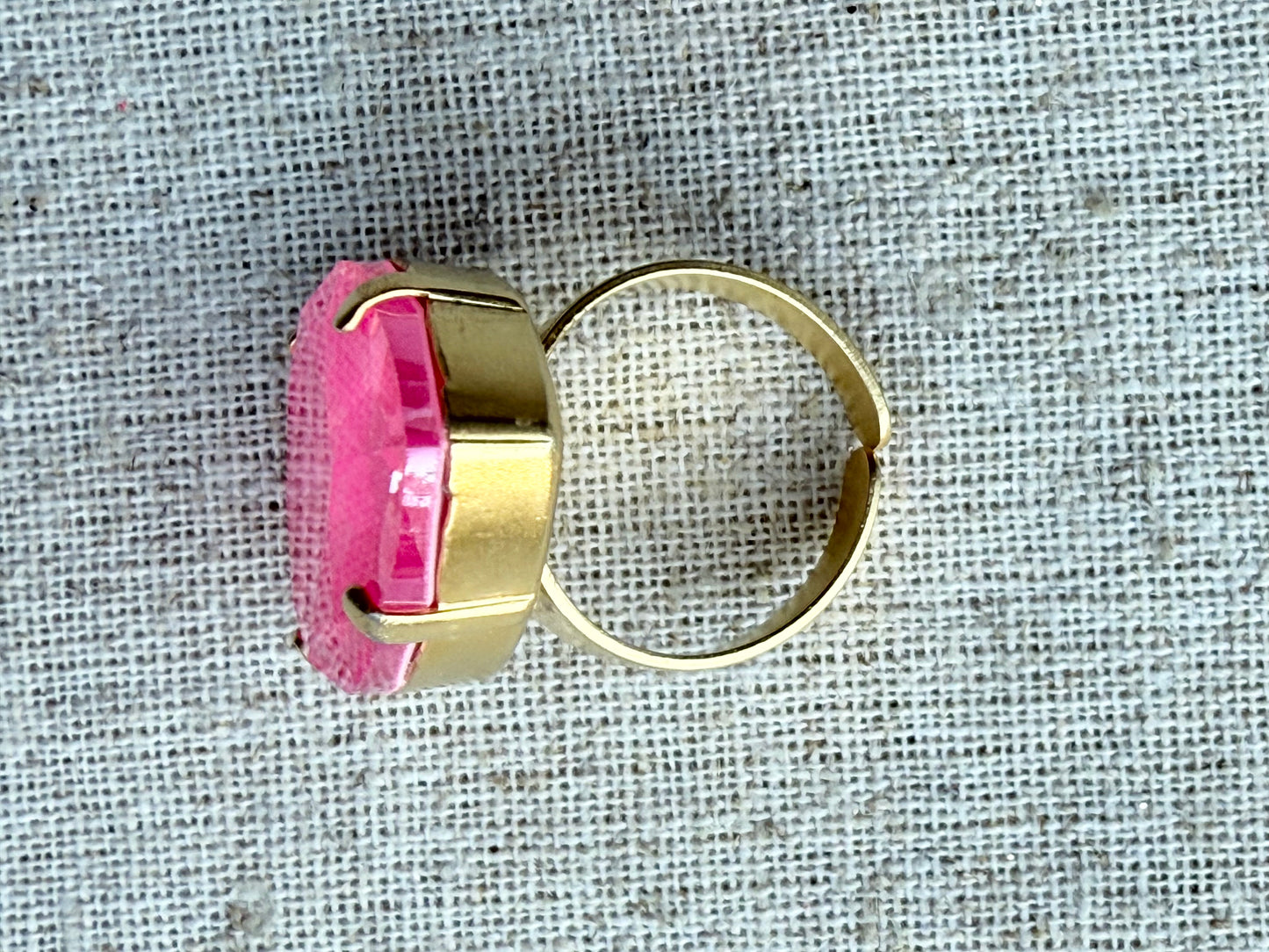 Jill Pear Crystal Cocktail Ring
