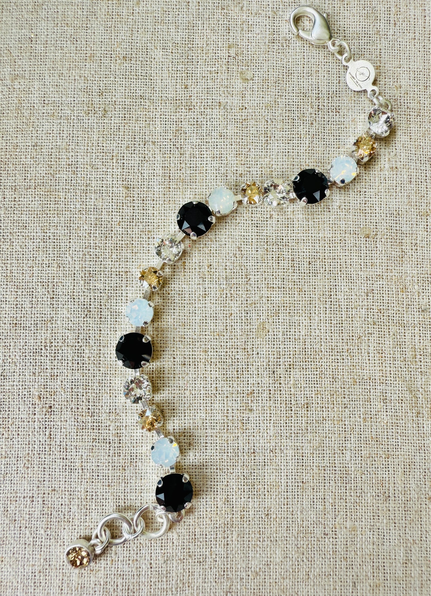 Zia Neutral Crystal Tennis Bracelet