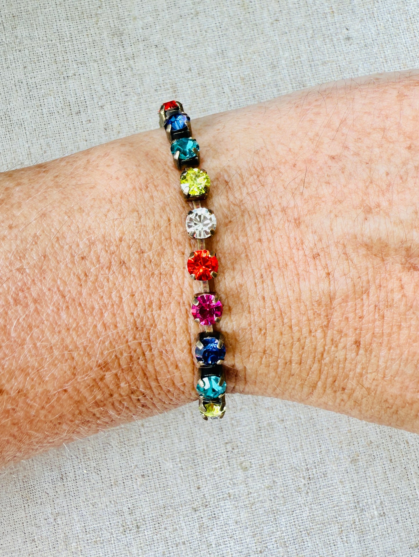 Jules Crystal Tennis Bracelet