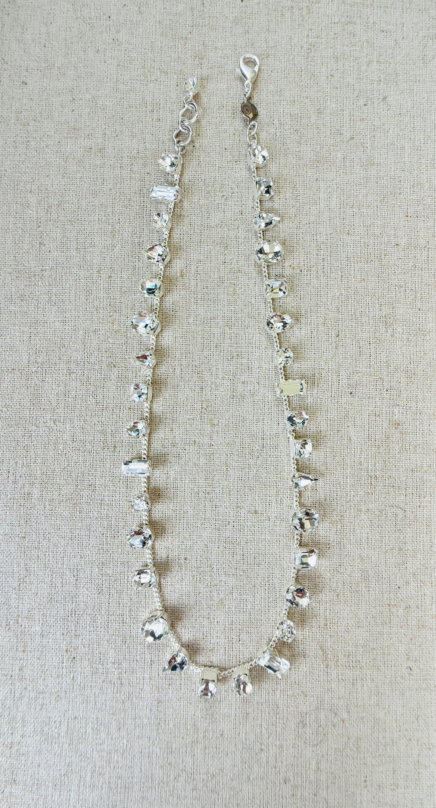 Ashley Mixed Settings Necklace and Bracelet Set