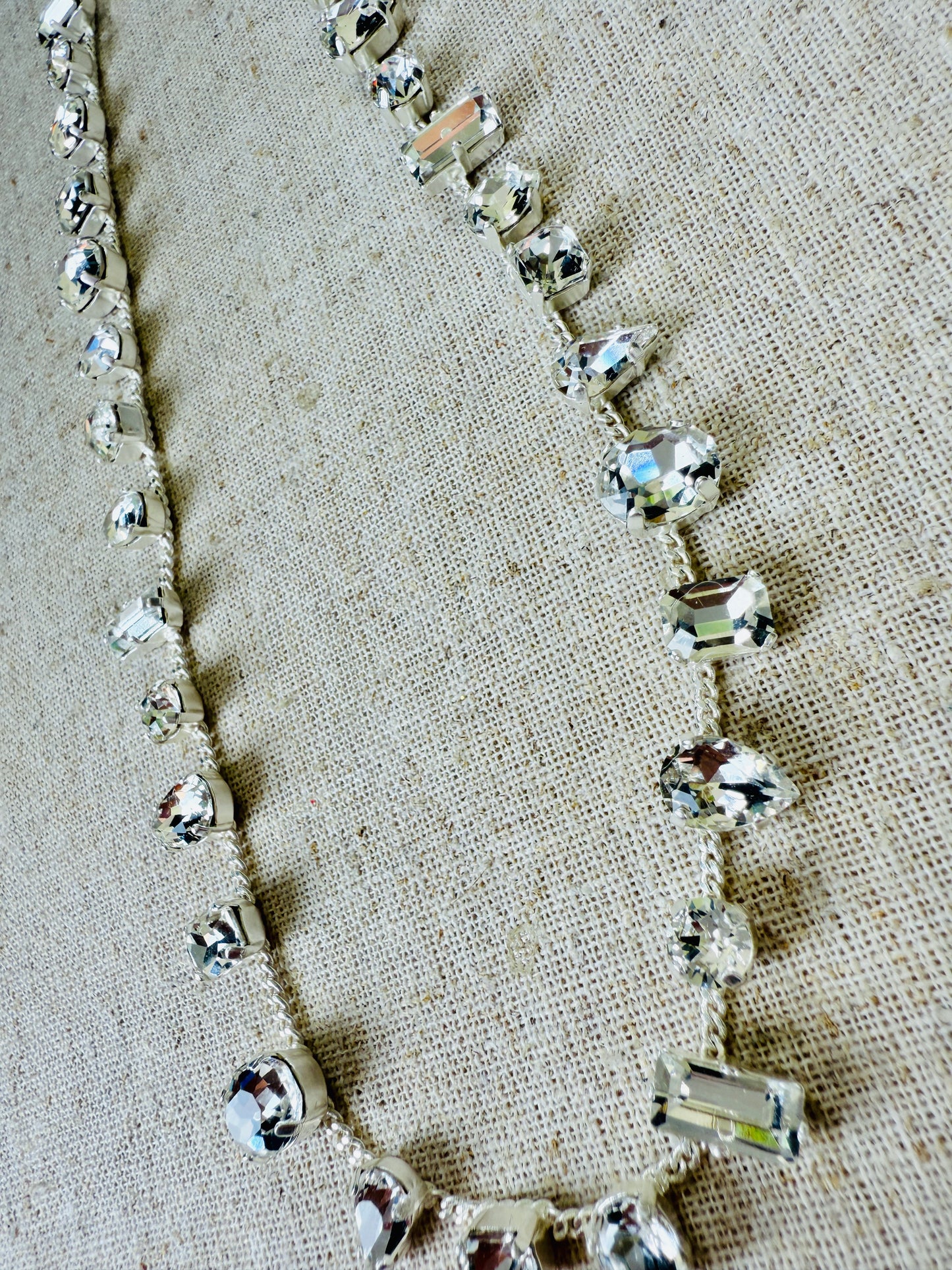 Ashley Mixed Settings Necklace and Bracelet Set