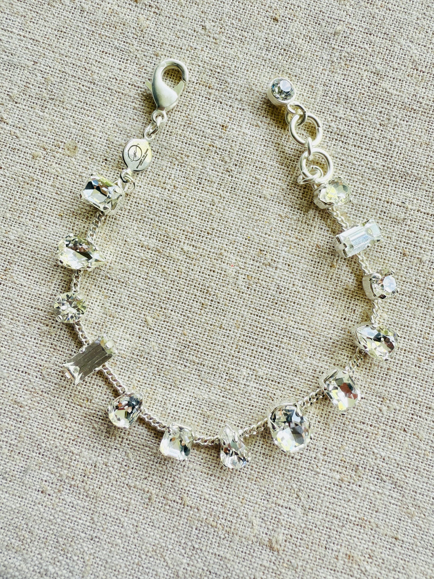 Ashley Mixed Settings Necklace and Bracelet Set