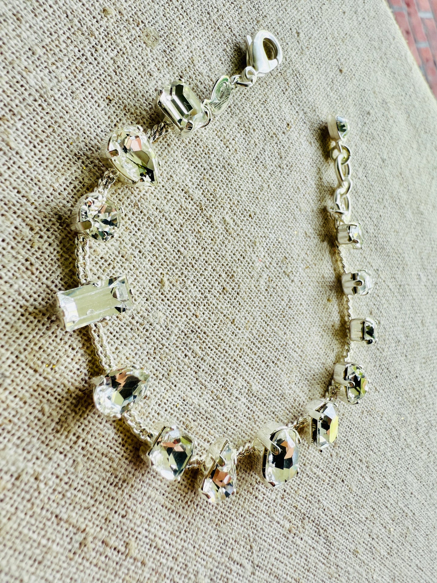 Ashley Mixed Settings Necklace and Bracelet Set