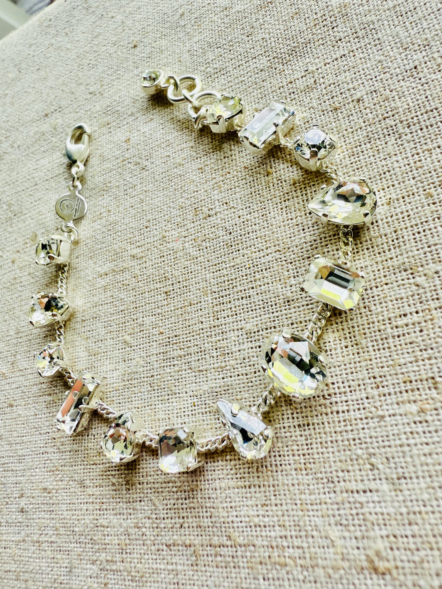 Ashley Mixed Settings Necklace and Bracelet Set