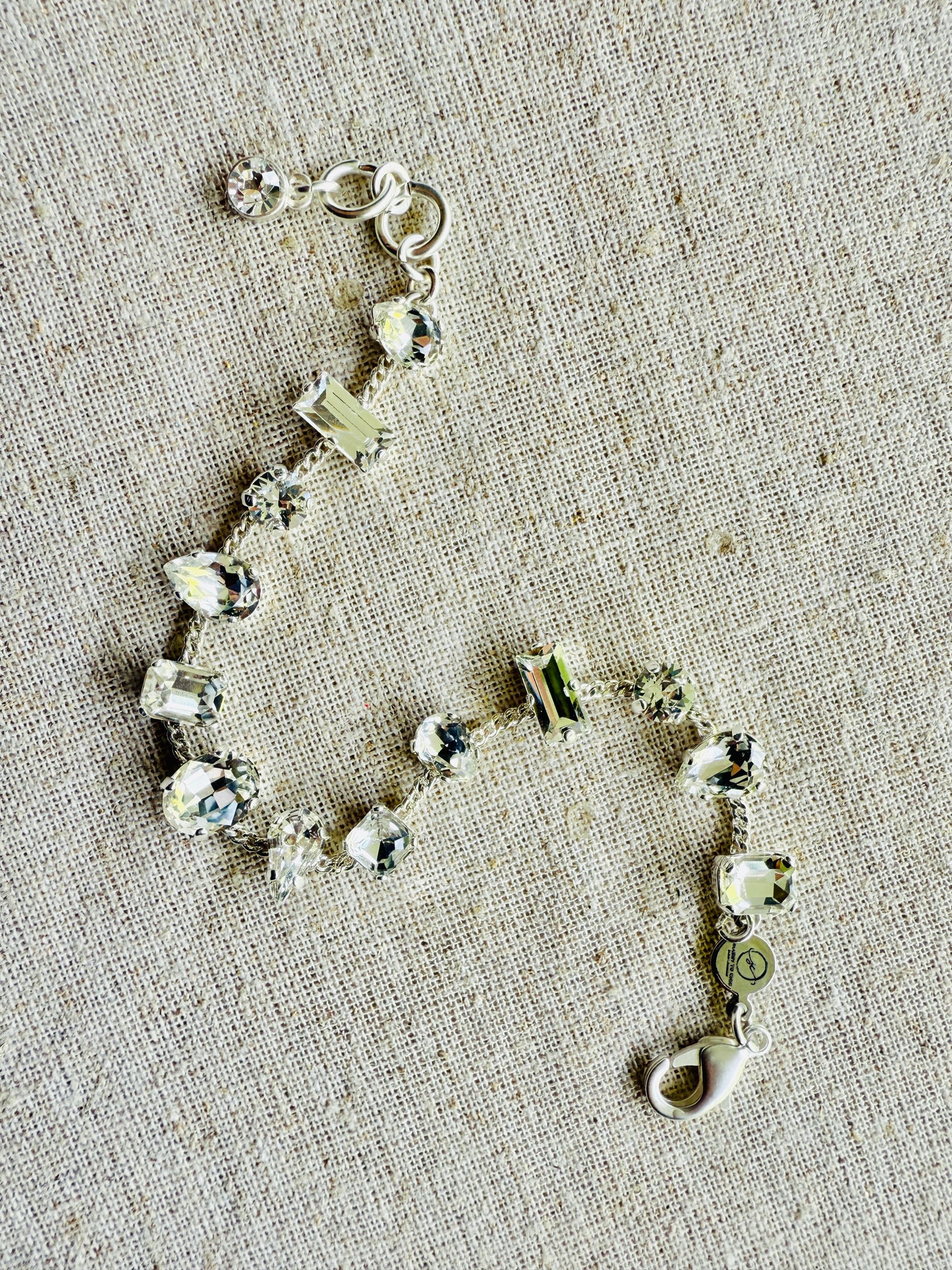 Ashley Mixed Settings Necklace and Bracelet Set