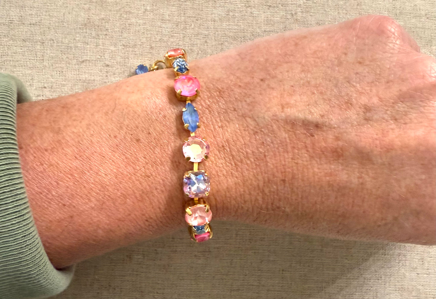 Adriana Crystal Tennis Bracelet - Shabby To Chic Jewelry