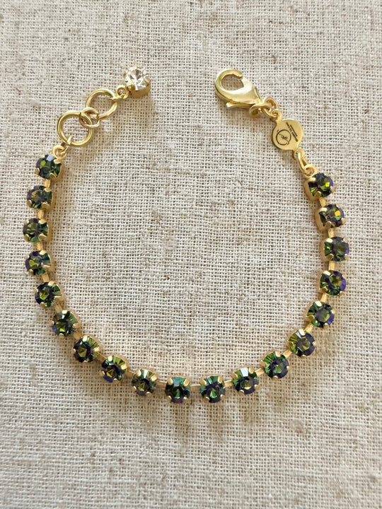 Eleanor Petite Crystal Tennis Bracelet - Shabby To Chic Jewelry