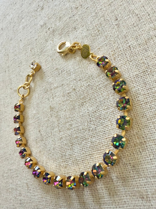 Eleanor Petite Crystal Tennis Bracelet - Shabby To Chic Jewelry