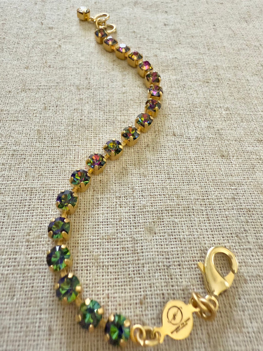 Eleanor Petite Crystal Tennis Bracelet - Shabby To Chic Jewelry