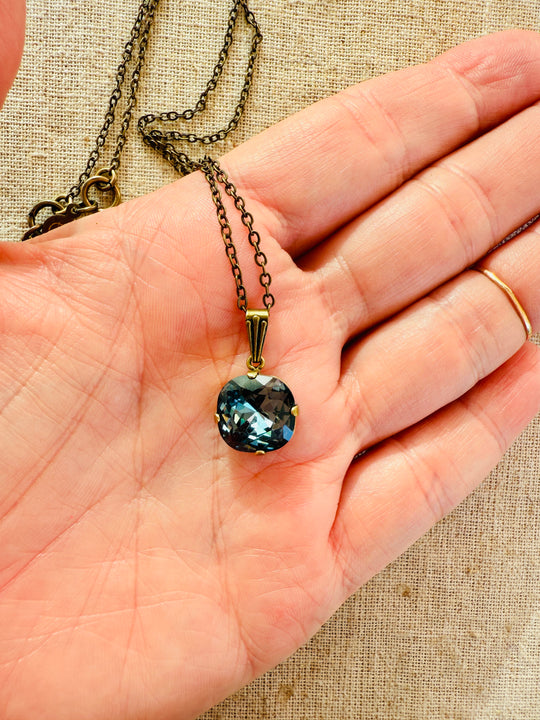 Dusk • Crystal Pendant Necklace