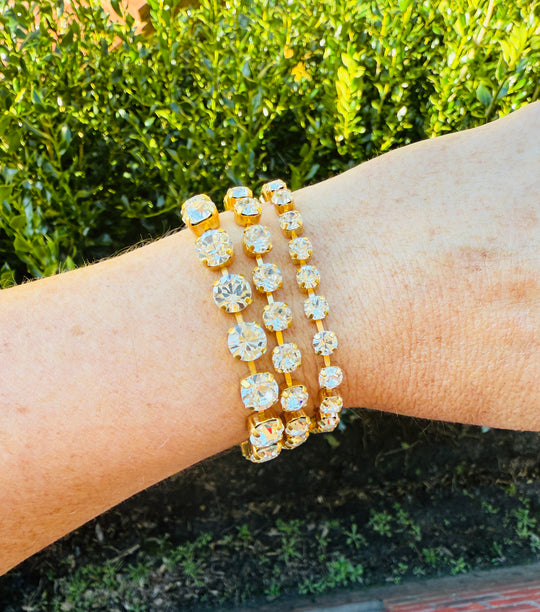 Juliet Crystal Tennis Bracelet - Shabby To Chic Jewelry