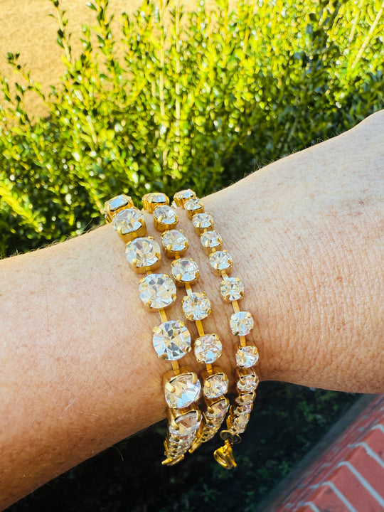 Juliet Crystal Tennis Bracelet - Shabby To Chic Jewelry