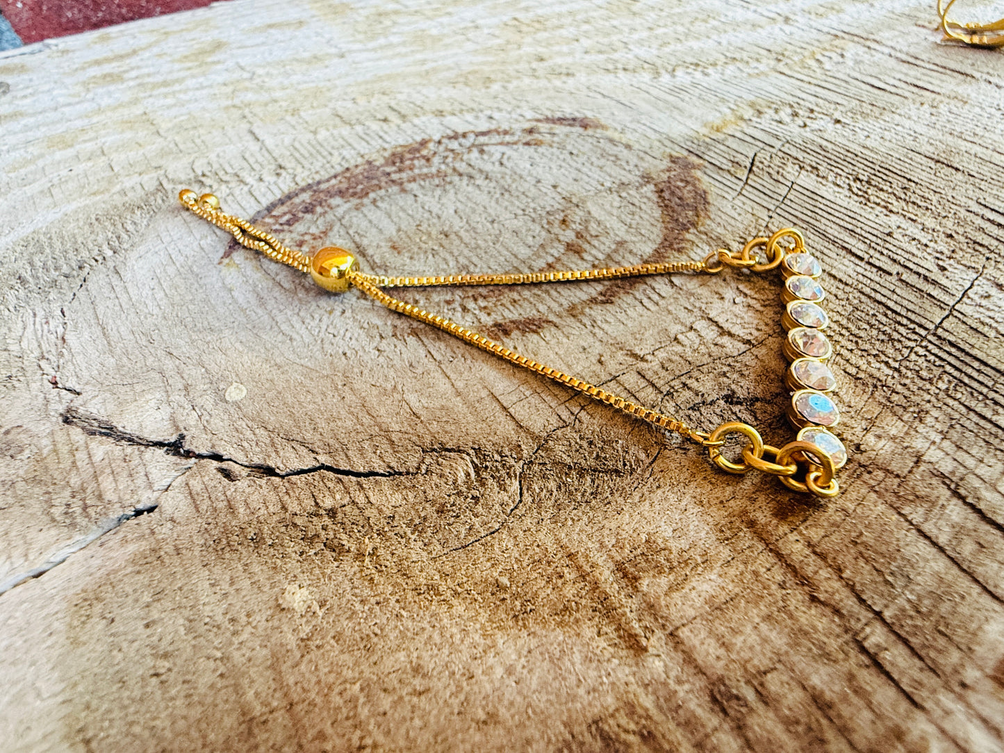 Noelle Petite Crystal Bar Necklace and Bracelet - Shabby To Chic Jewelry