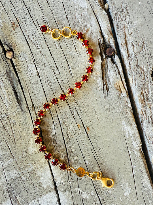 Clara Crystal Tennis Bracelet - Shabby To Chic Jewelry