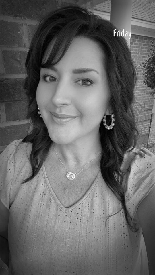 Sheila Crystal Hoop Earrings - Shabby To Chic Jewelry