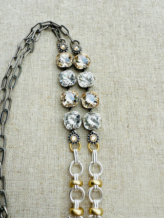 Rebecca Australian Crystal Work Lanyard Necklace - Shabby To Chic Jewelry
