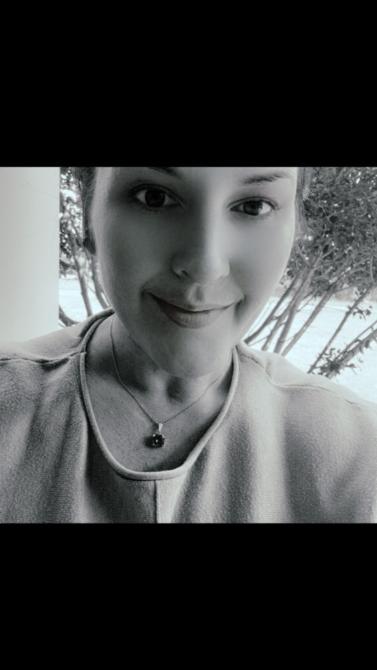 Maya Amethyst Square Crystal Necklace