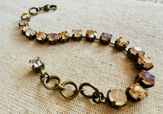 Nya Neutral Crystal Tennis Bracelet (Copy)