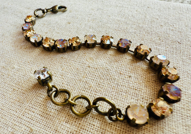 Nya Neutral Crystal Tennis Bracelet (Copy)
