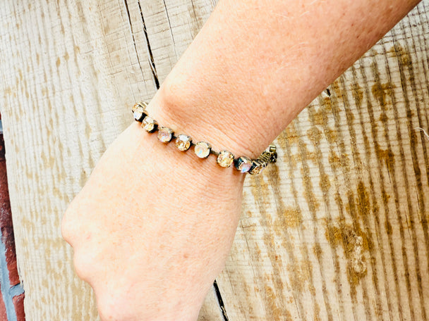 Nya Neutral Crystal Tennis Bracelet (Copy)